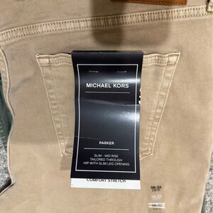 Lot of 5 - Michael Kors Tan Men's Pants + IZOD Pants + 7 For All Mankind